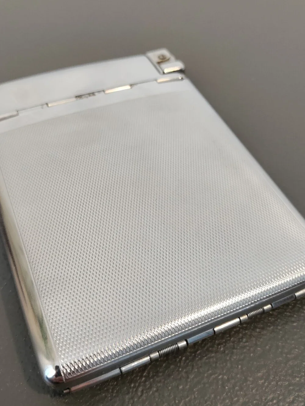 Vintage French Art Deco Surcouf Petrol Lighter cigarette case RARE